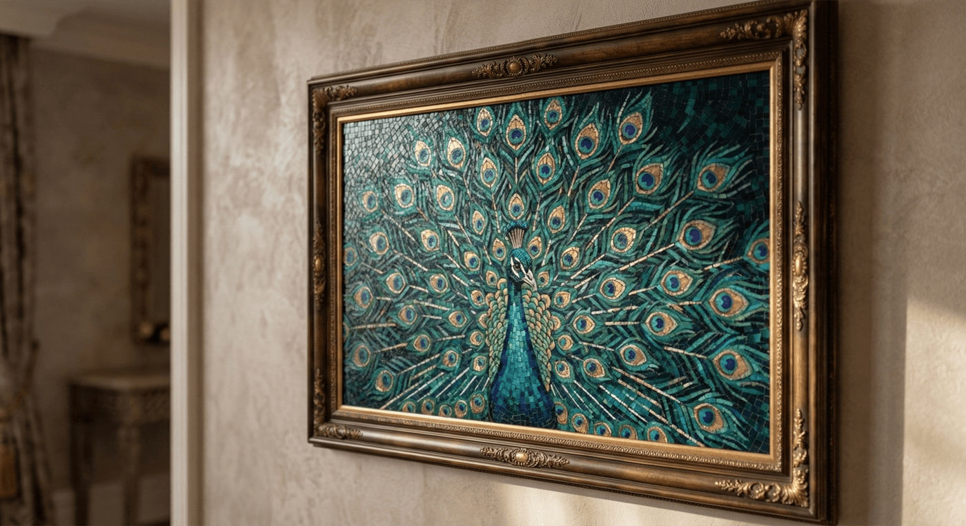Peacock detail